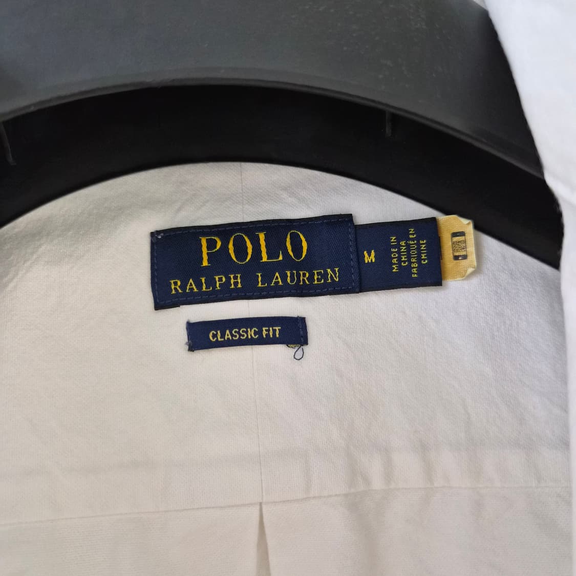 폴로 랄프로렌 가먼트다이 클래식 화이트셔츠 남성M 상품이미지5