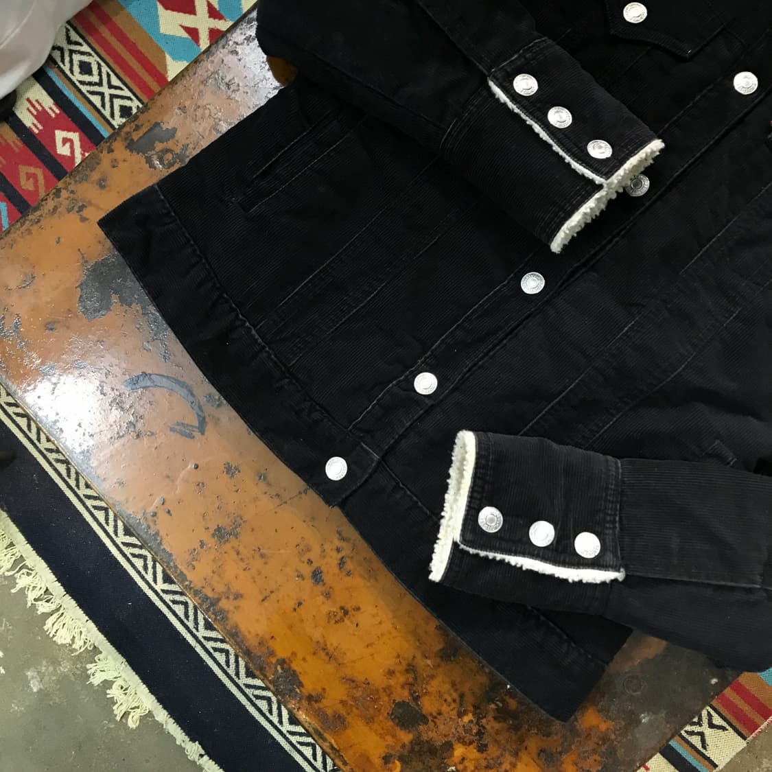 리바이스 레드탭 코듀로이 양털 셰르파 자켓 여성 55 사이즈 상품이미지3