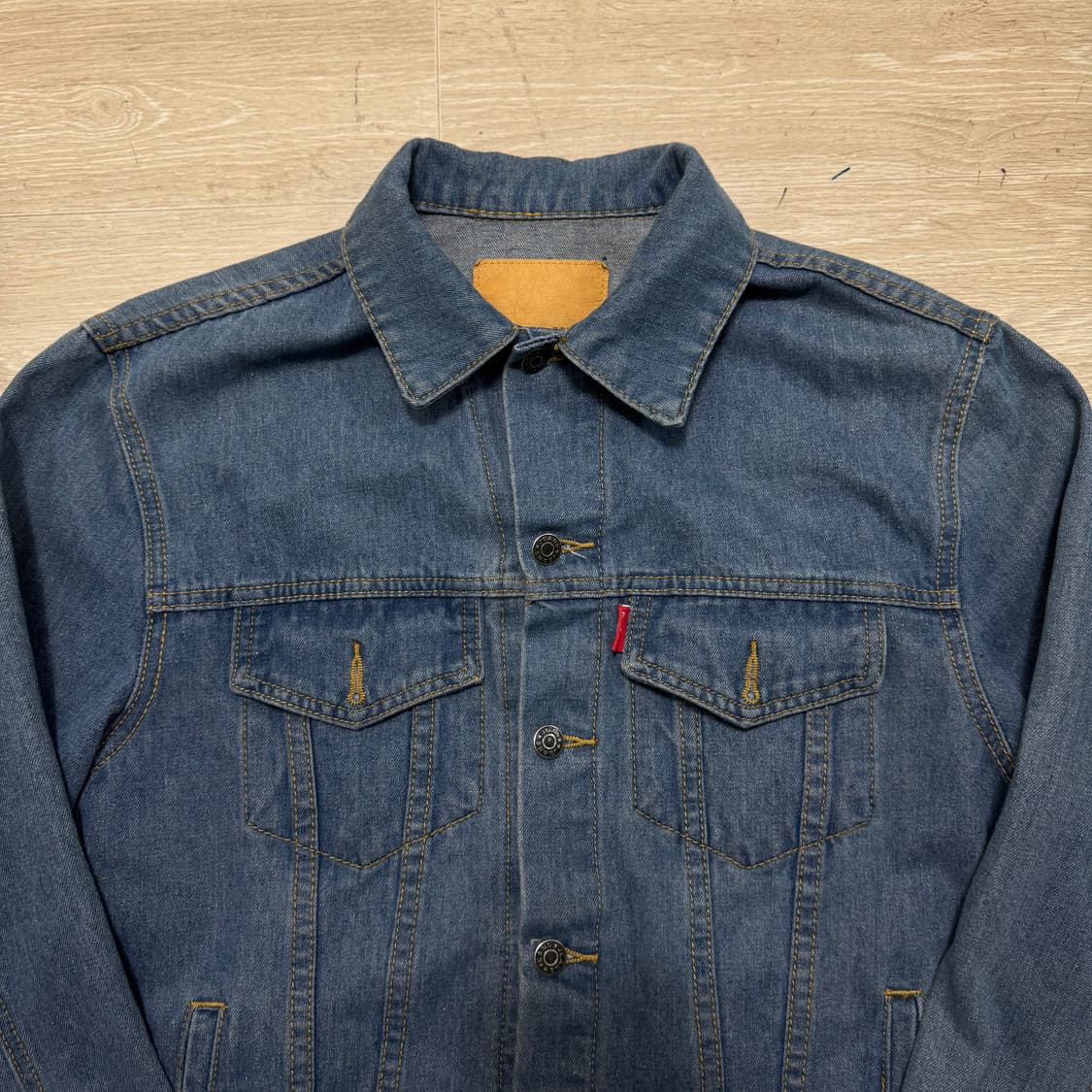 빈티지 워싱 데님 자켓 상품이미지2