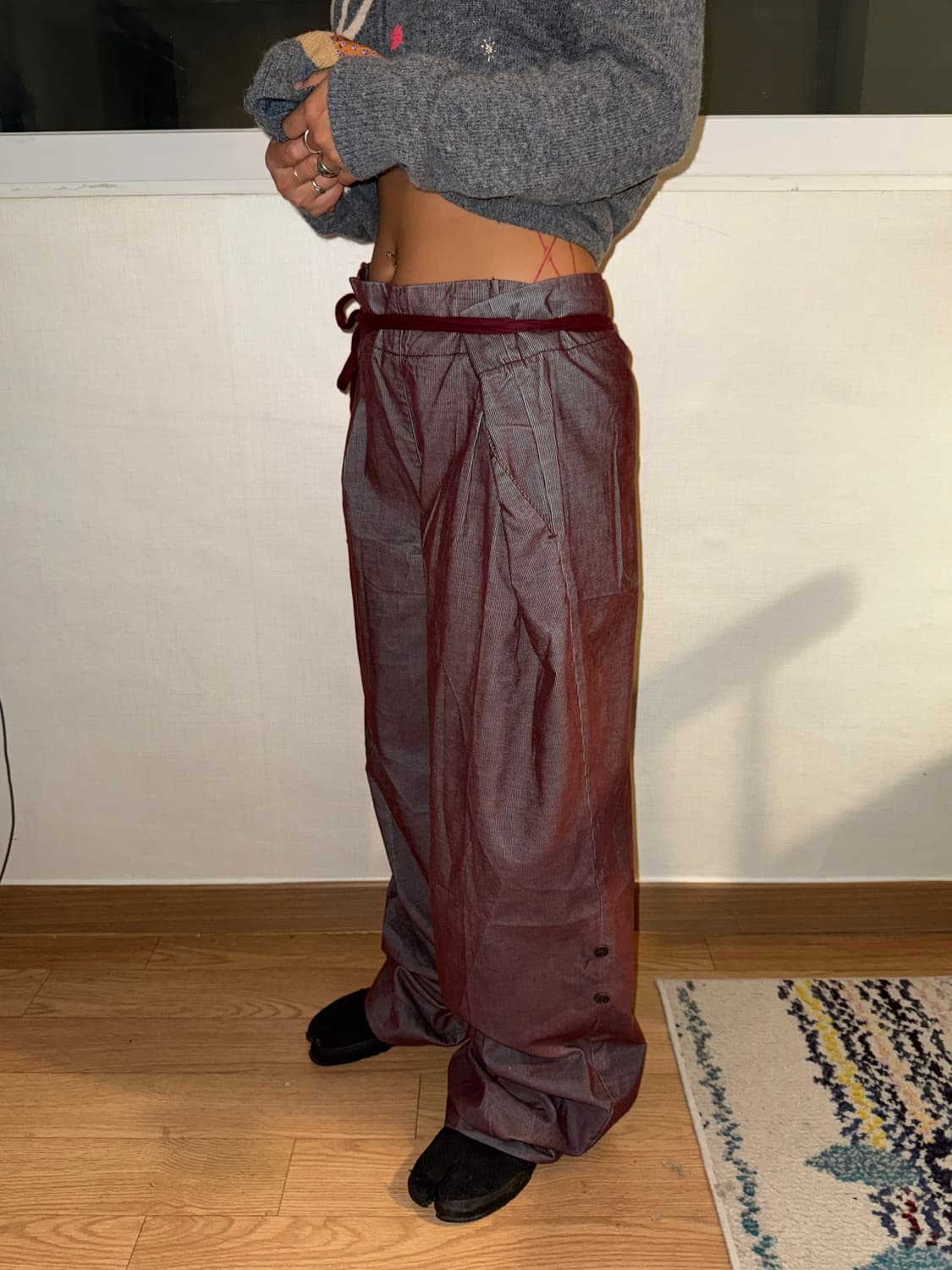 MAX&CO red detail pants 상품이미지6