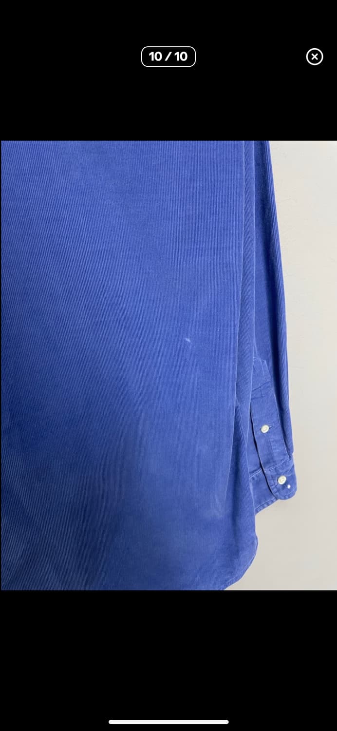 폴로랄프로렌 코듀로이 블루 셔츠  A3581 상품이미지9