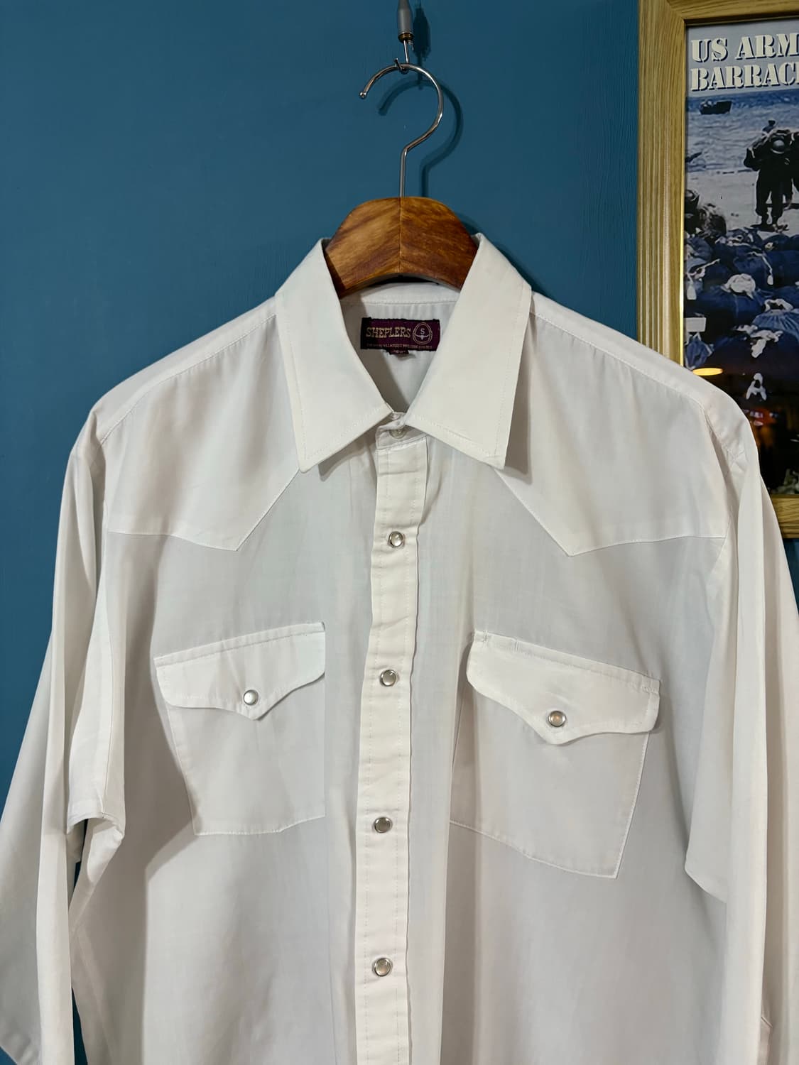 sheplers White western shirt.  상품이미지2
