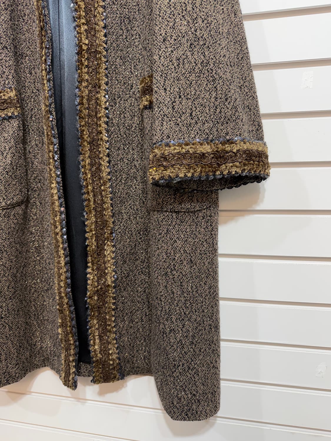 GOJI LOVE 트위드 롱 코트 (Made In Japan)  상품이미지4