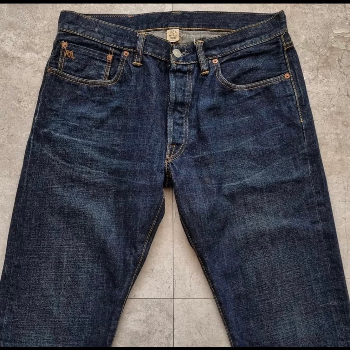 (하루 급처할인) RRL 더블알엘 셀비지 데님 청바지 33x32 상품이미지3