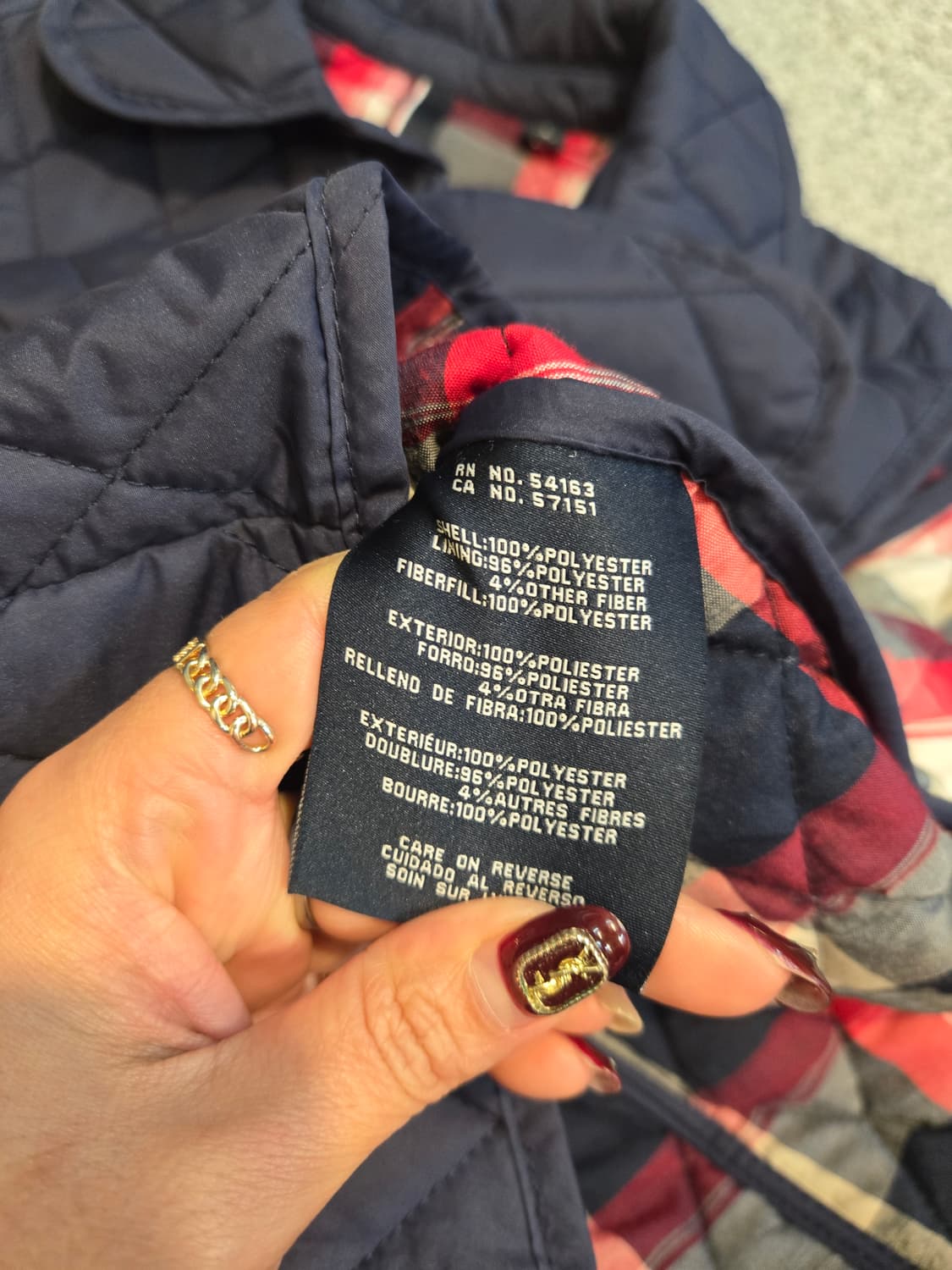 타미힐피거 여성 퀼팅 누빔점퍼  S 상품이미지7