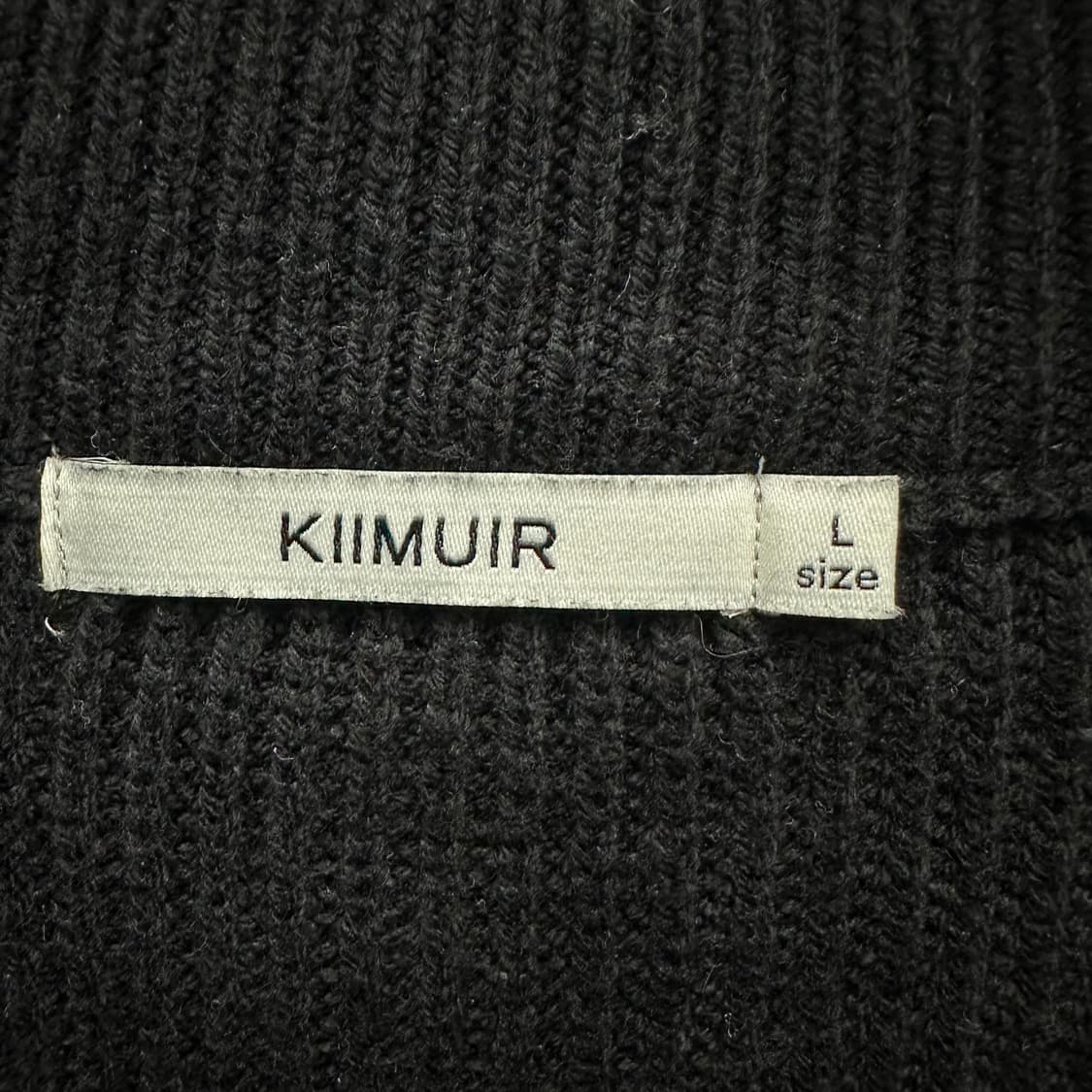 100 키뮤어 남자 반집업 니트 상품이미지3