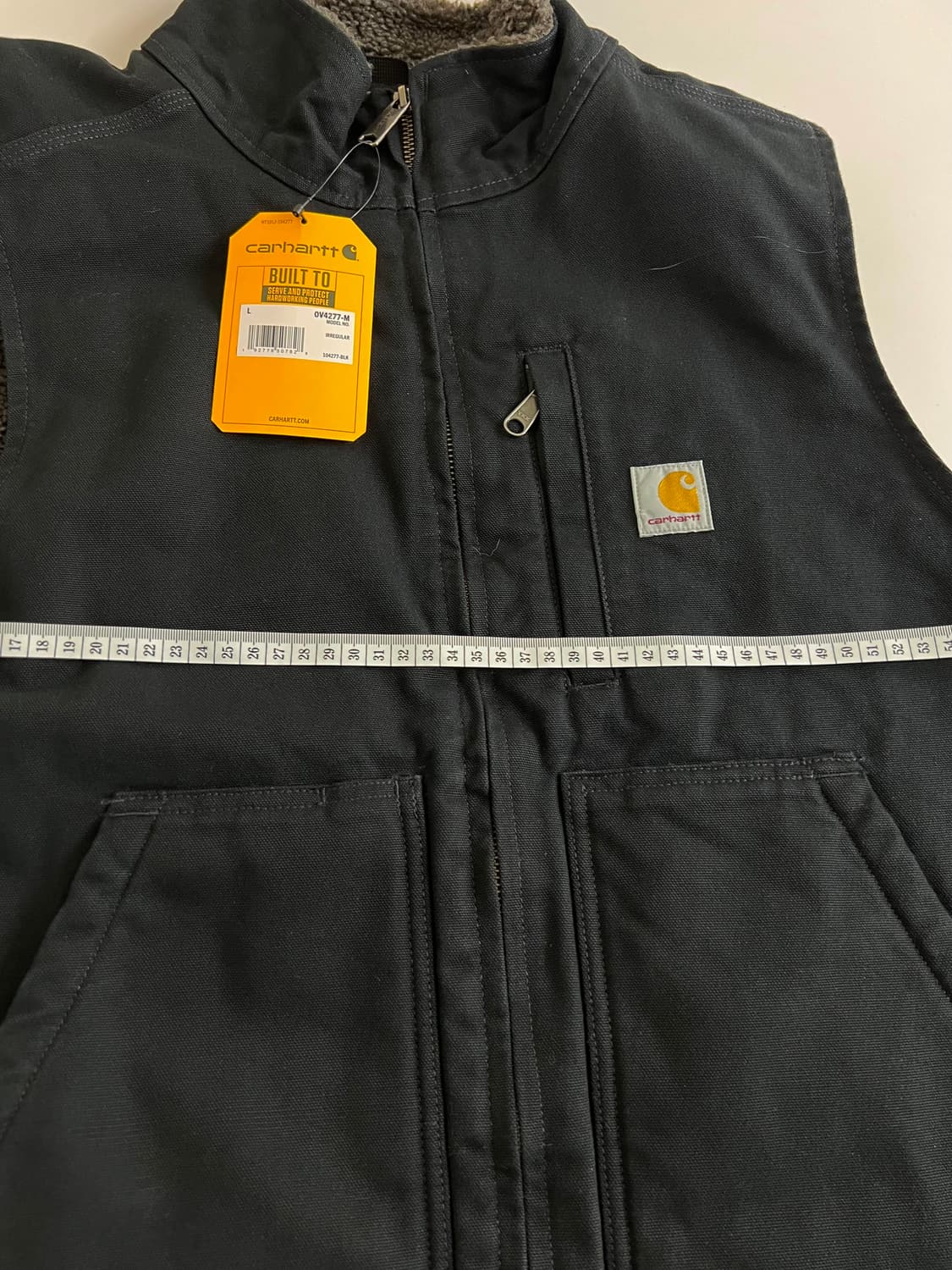 칼하트 쉐르파 양털 조끼 라지 상품이미지4