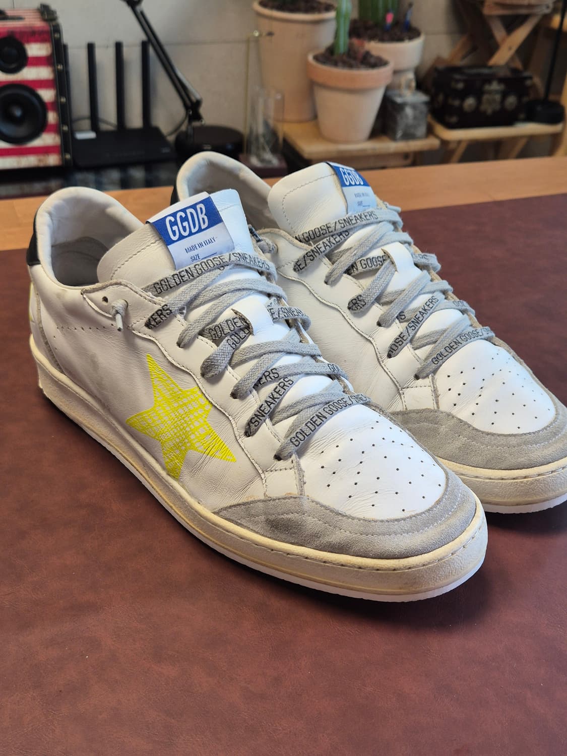 바닥보강했어요 280-285(44) 정품 골든구스 볼스타 스니커즈 상품이미지9