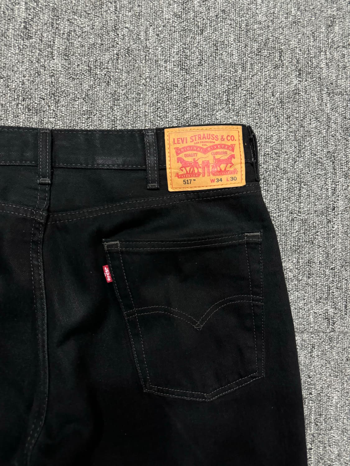 리바이스 517 블랙 BK BK 데님 상품이미지5