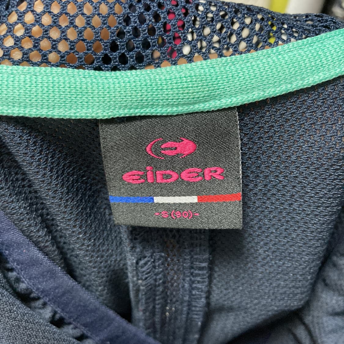 아이더 여성 비취메쉬자켓 네이비 S90 상품이미지4