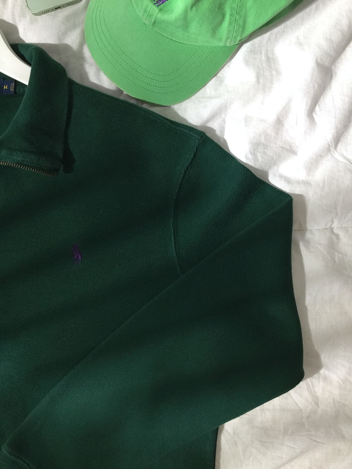 (MAN) 폴로랄프로렌 스웻 반집업 L 상품이미지2