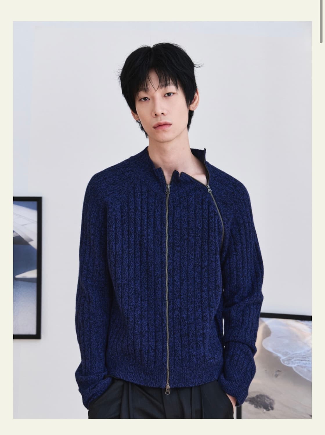 (새상품) 웨이비니스 다이애그널 풀집업 2 상품이미지1