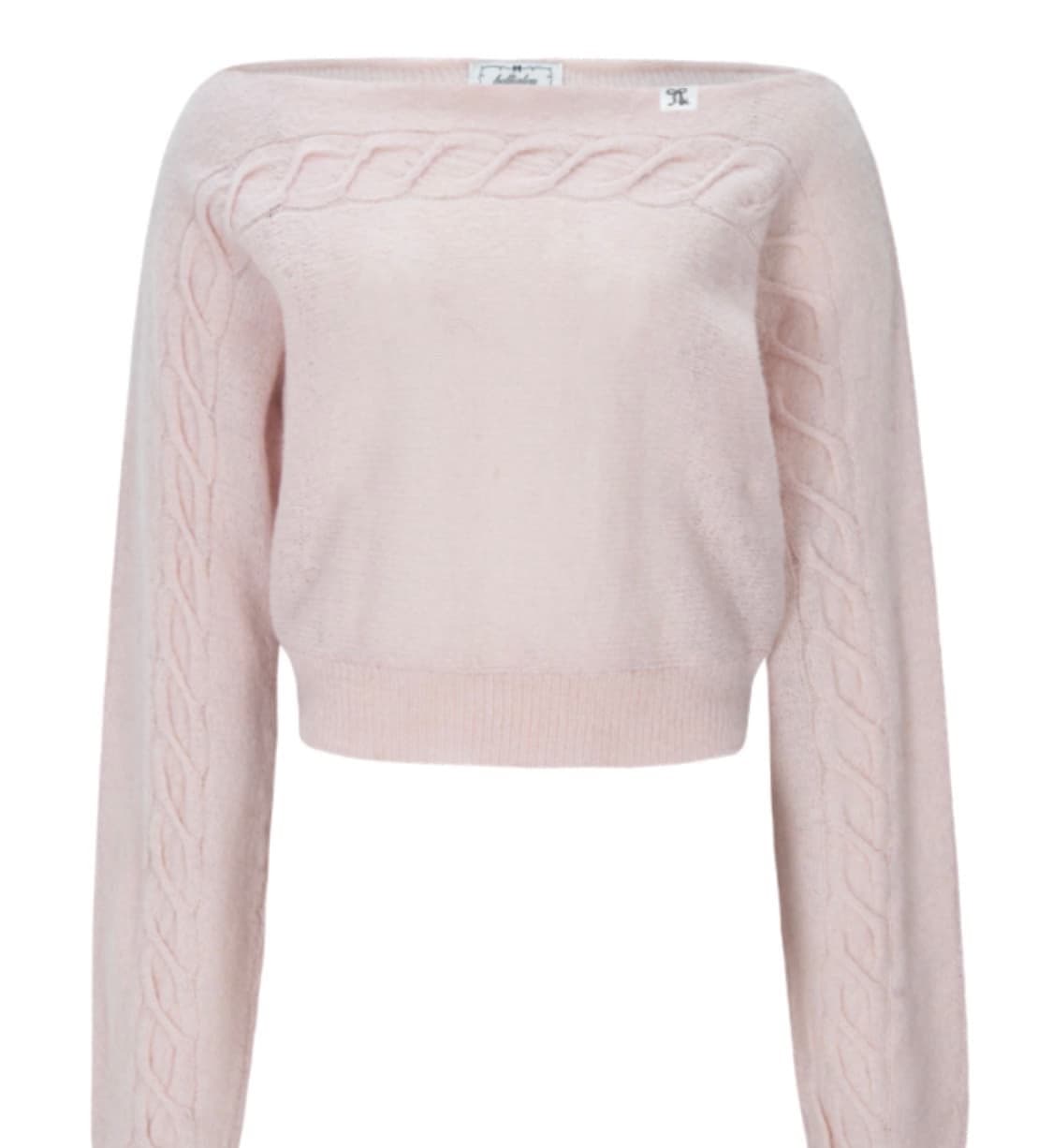 벨리아르 오프숄더 니트 베이지 상품이미지3