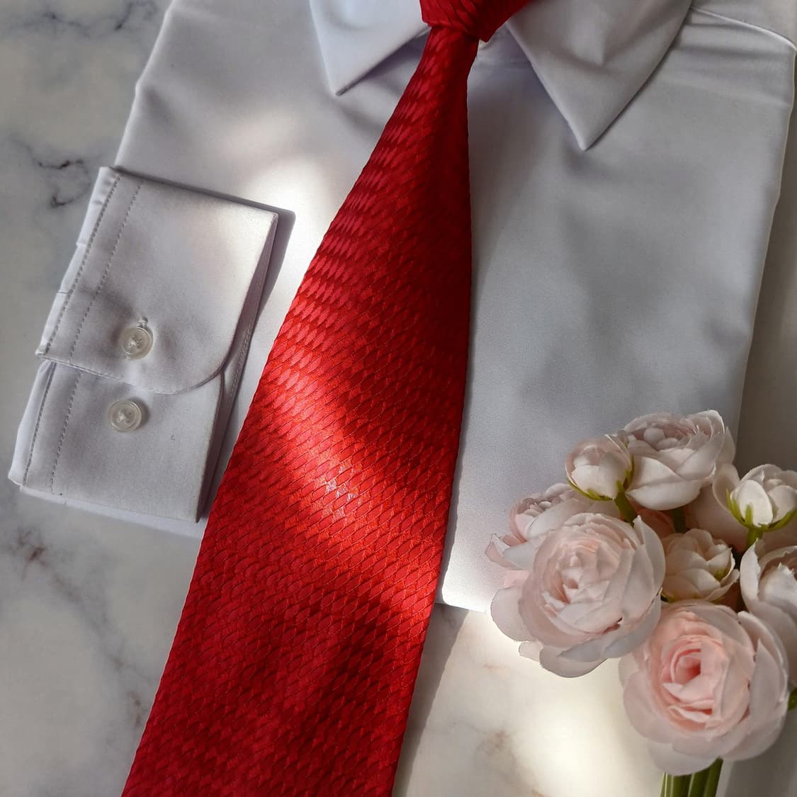 지안프랑코 페레 실크 레드 패턴 넥타이 9.8cm A등급 A18934
 상품이미지6