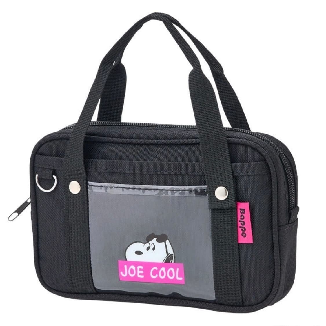 스누피 외출 미니 백 파우치 조이쿨 블랙 상품이미지1