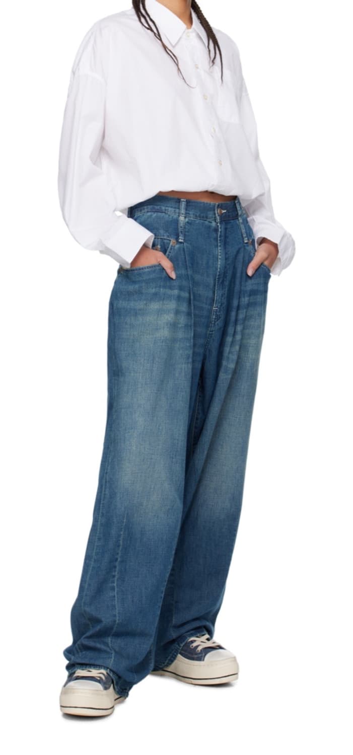 R13 알써틴 커트 스니커즈 인디고 블루 275 상품이미지2