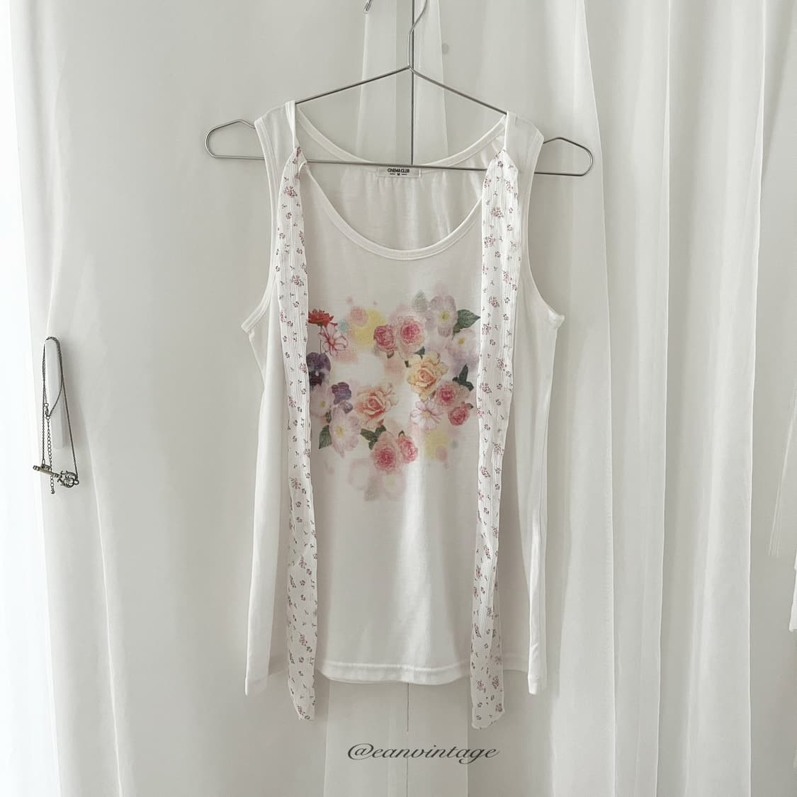 cinema club flower ribbon sleeveless 상품이미지4