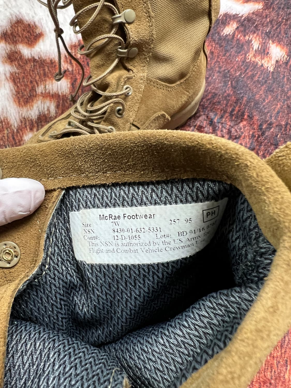 [250] Mcrae 맥레이 미군 밀리터리 전투화 사막화 상품이미지6