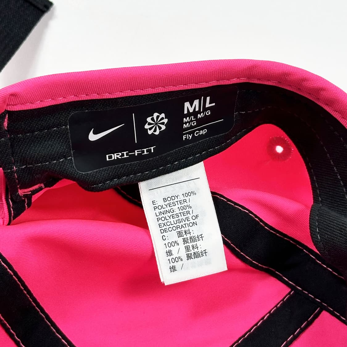 나이키 솔로 스우시 나일론 런닝 캠프캡 핫핑크 M/L 상품이미지5