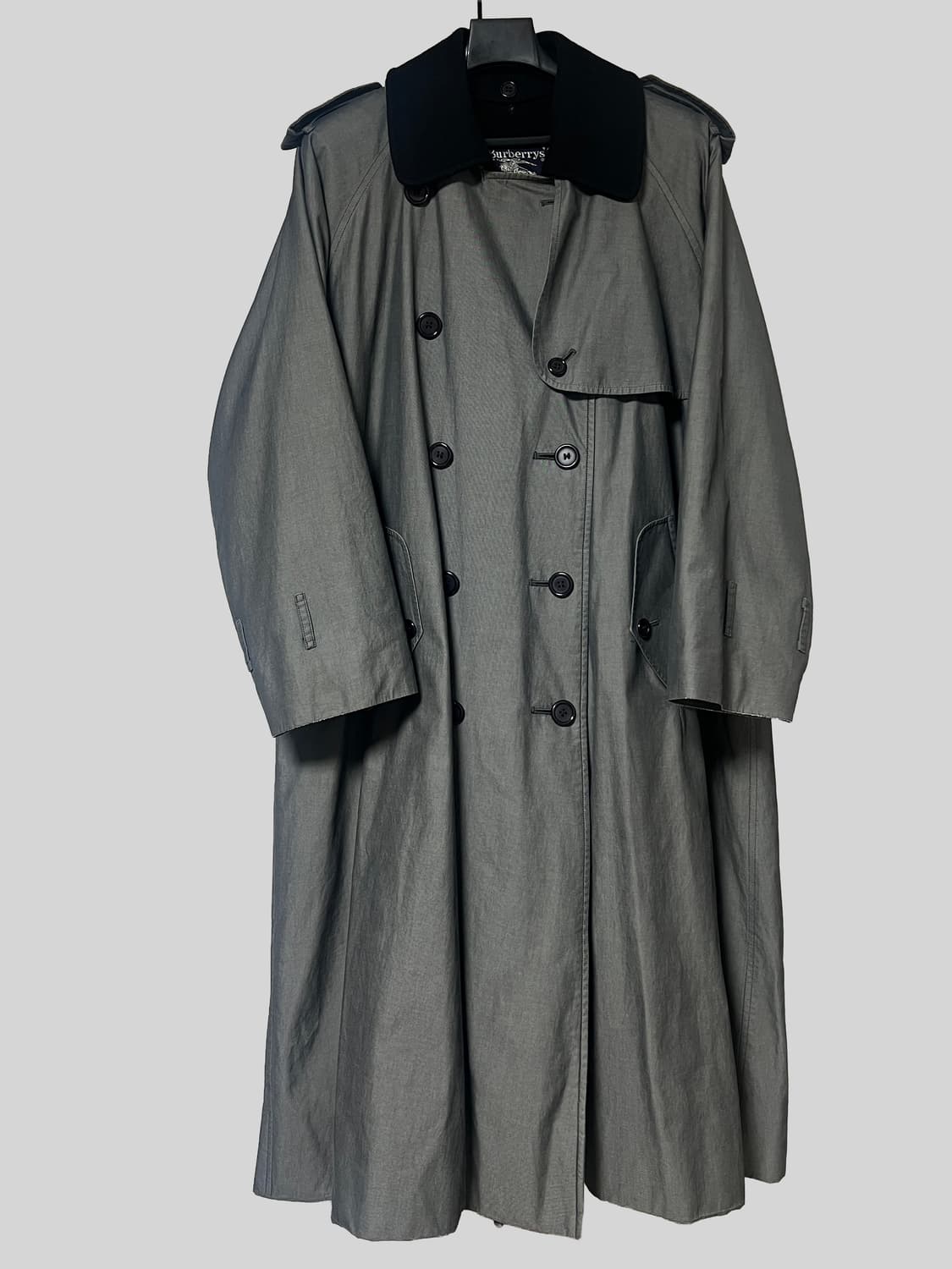 (아카이브급) 버버리 트렌치 코트 내피 탈착 / 건플랩 / 다크 카키 상품이미지1