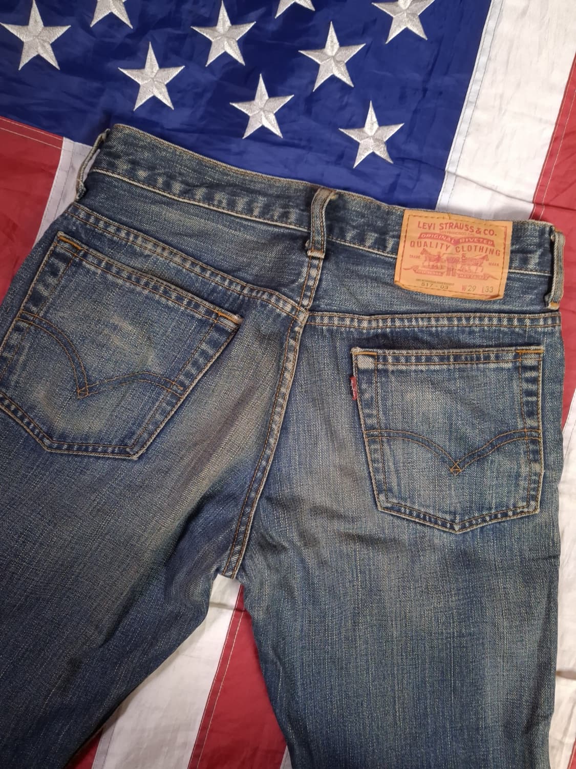 오리지날 일본판 리바이스 517 부츠컷 데님진 상품이미지1