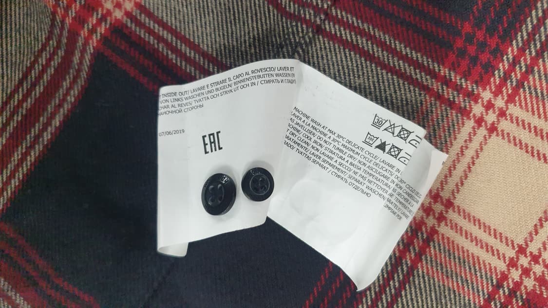 울리치 체크 셔츠 USA S EU M 상품이미지8