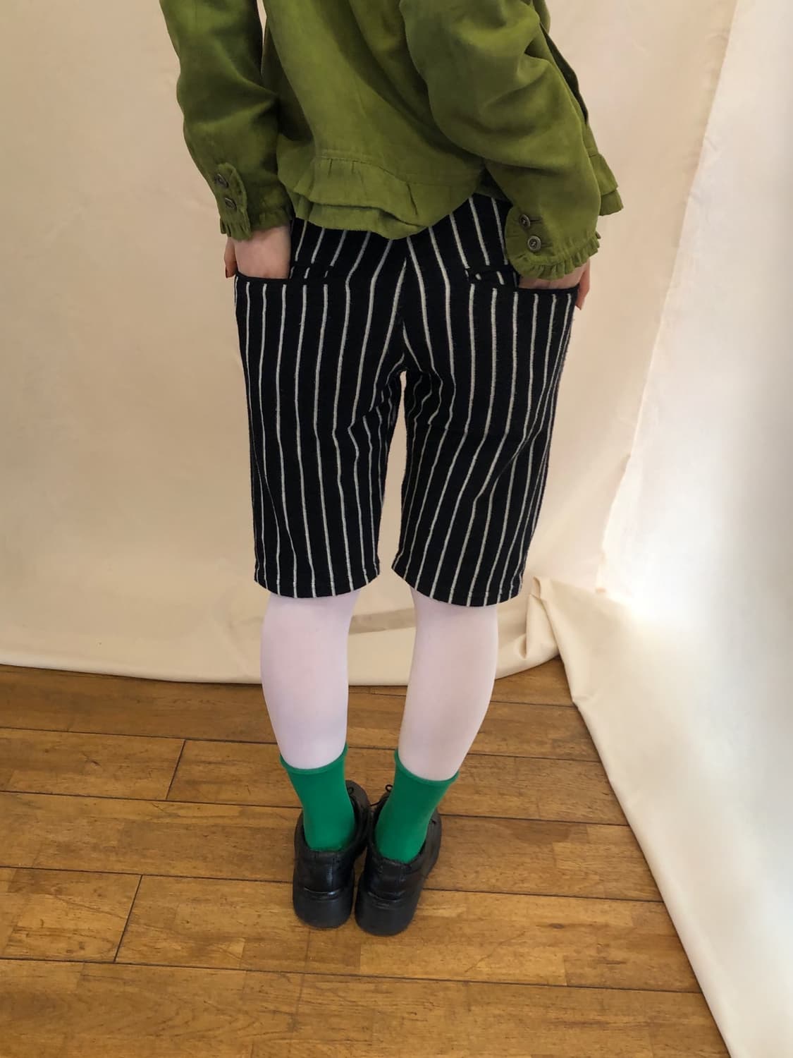 stripe half pants 상품이미지1