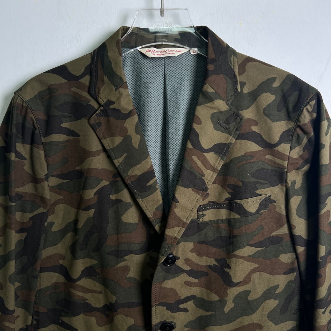 VTG 빈티지 카모플라쥬 블레이저 자켓 L 상품이미지4