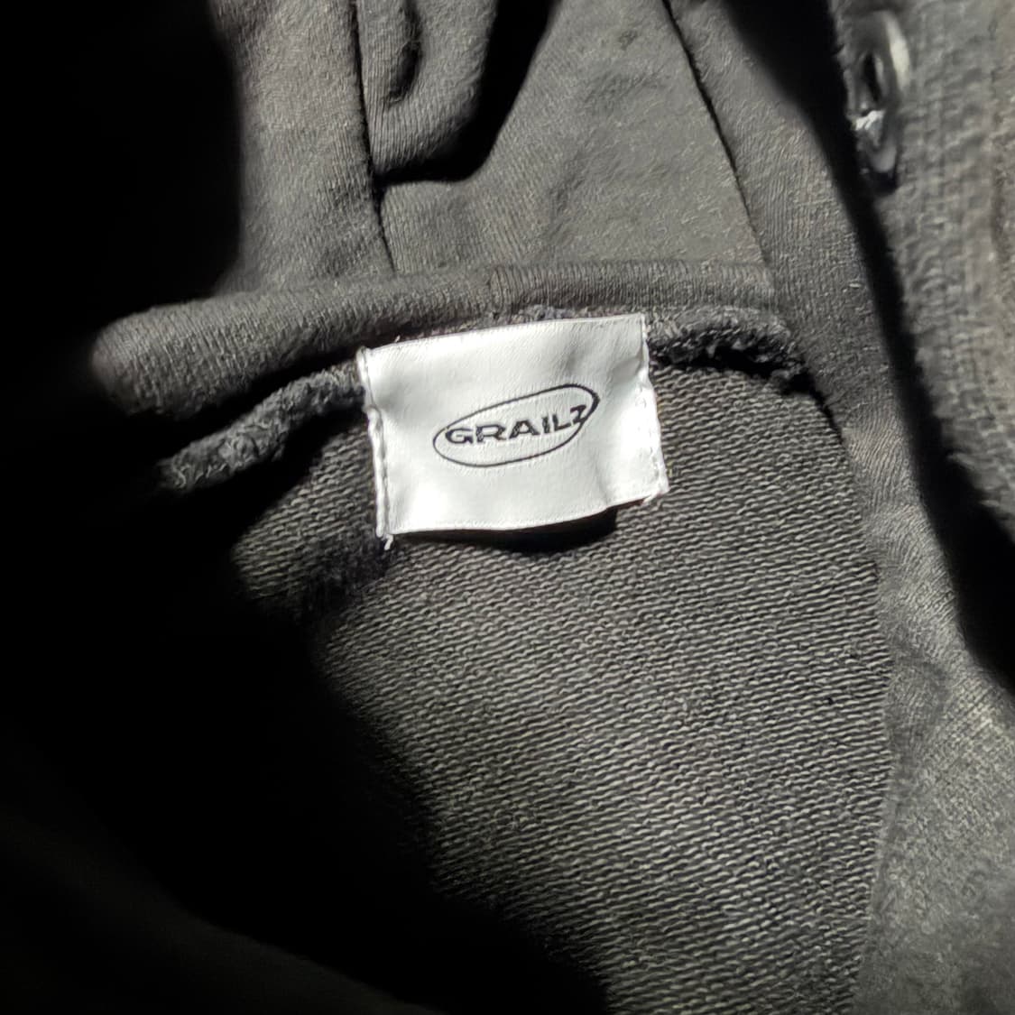 그레일즈 버튼 오버핏 후드 상품이미지4