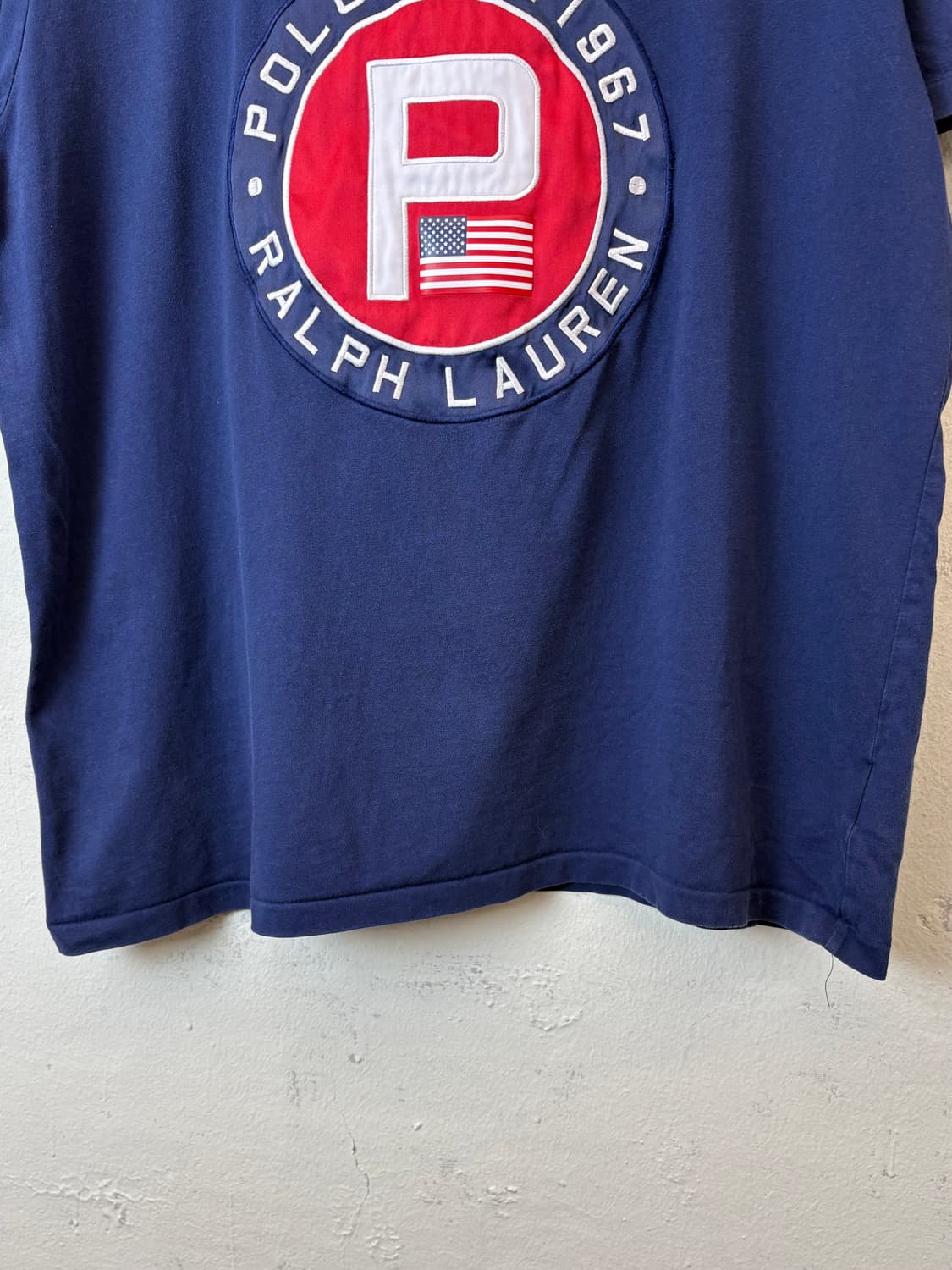 폴로랄프로렌 P로고 반팔티 네이비 상품이미지4