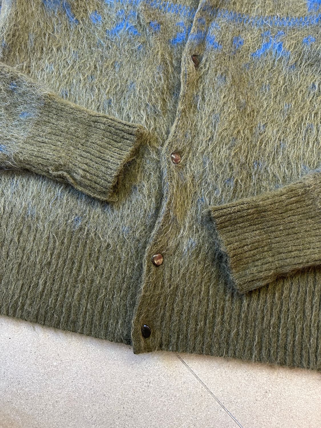 남이서팔 모헤어 가디건 상품이미지4