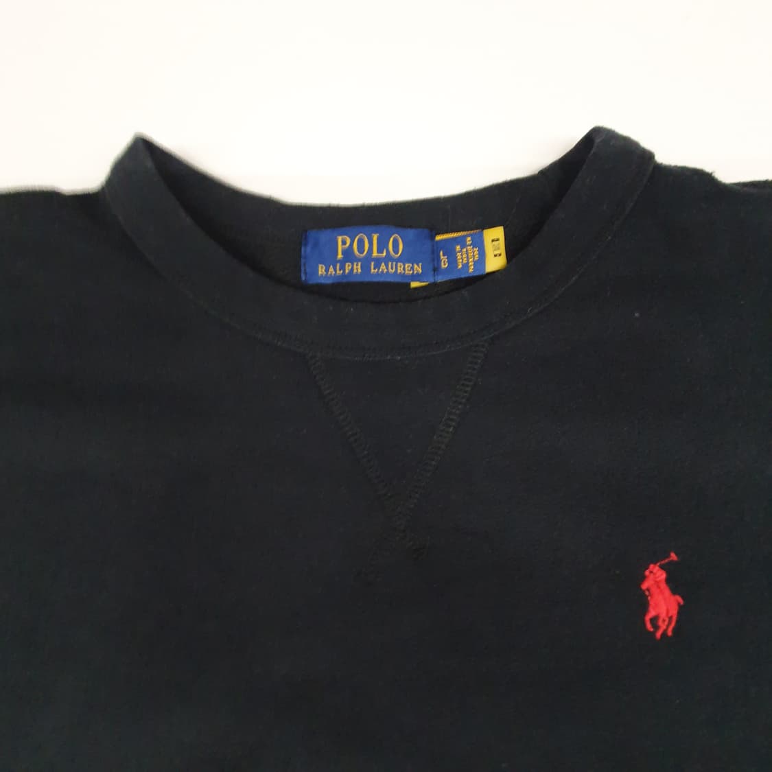 정품~폴로 랄프로렌 블랙 맨투맨 상품이미지2