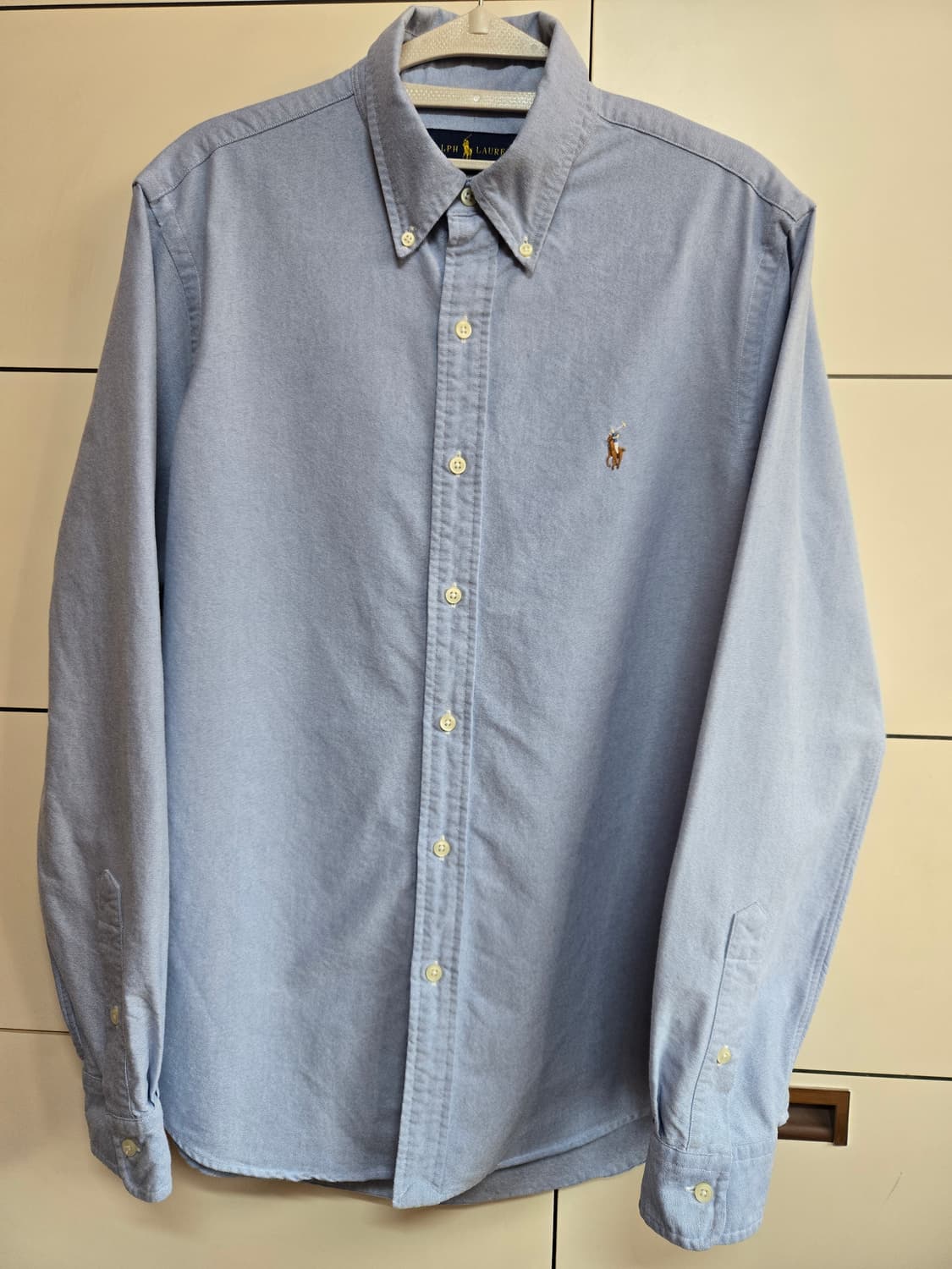 폴로 랄프로렌 클레식핏 신형 연블루 옥스포드 셔츠 상품이미지1