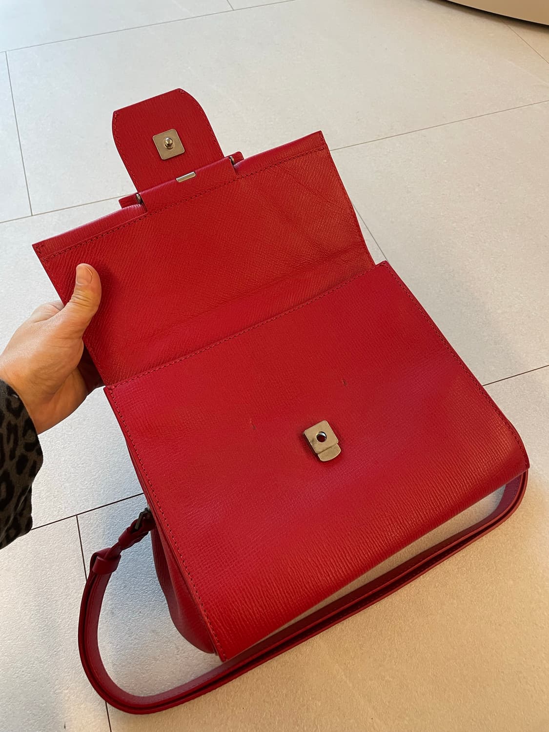 마르지엘라 버클 가죽 도트백 상품이미지5