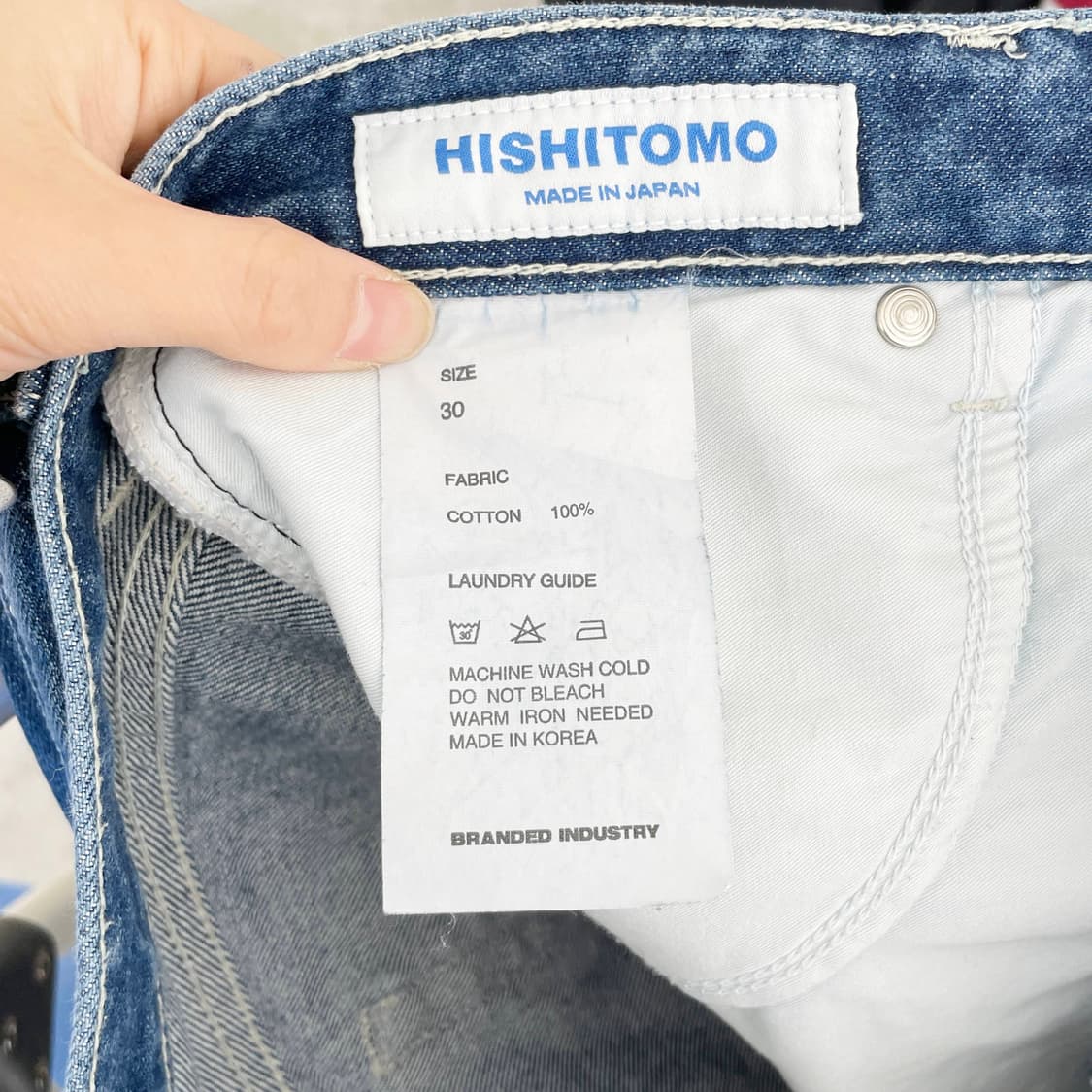 F1 브랜디드(BRANDED) 데님팬츠  30사이즈 상품이미지5