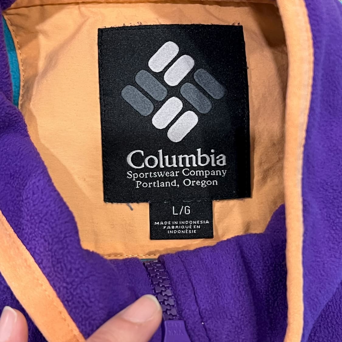 컬럼비아 플리스 반집업 s08557 상품이미지6