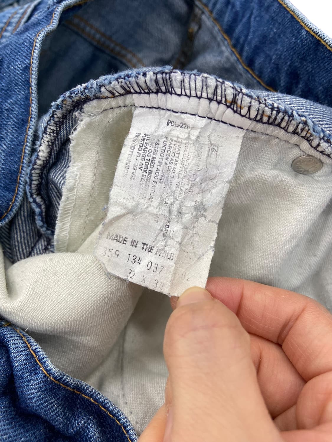 80's 리바이스 527 부츠컷 오렌지탭 상품이미지5