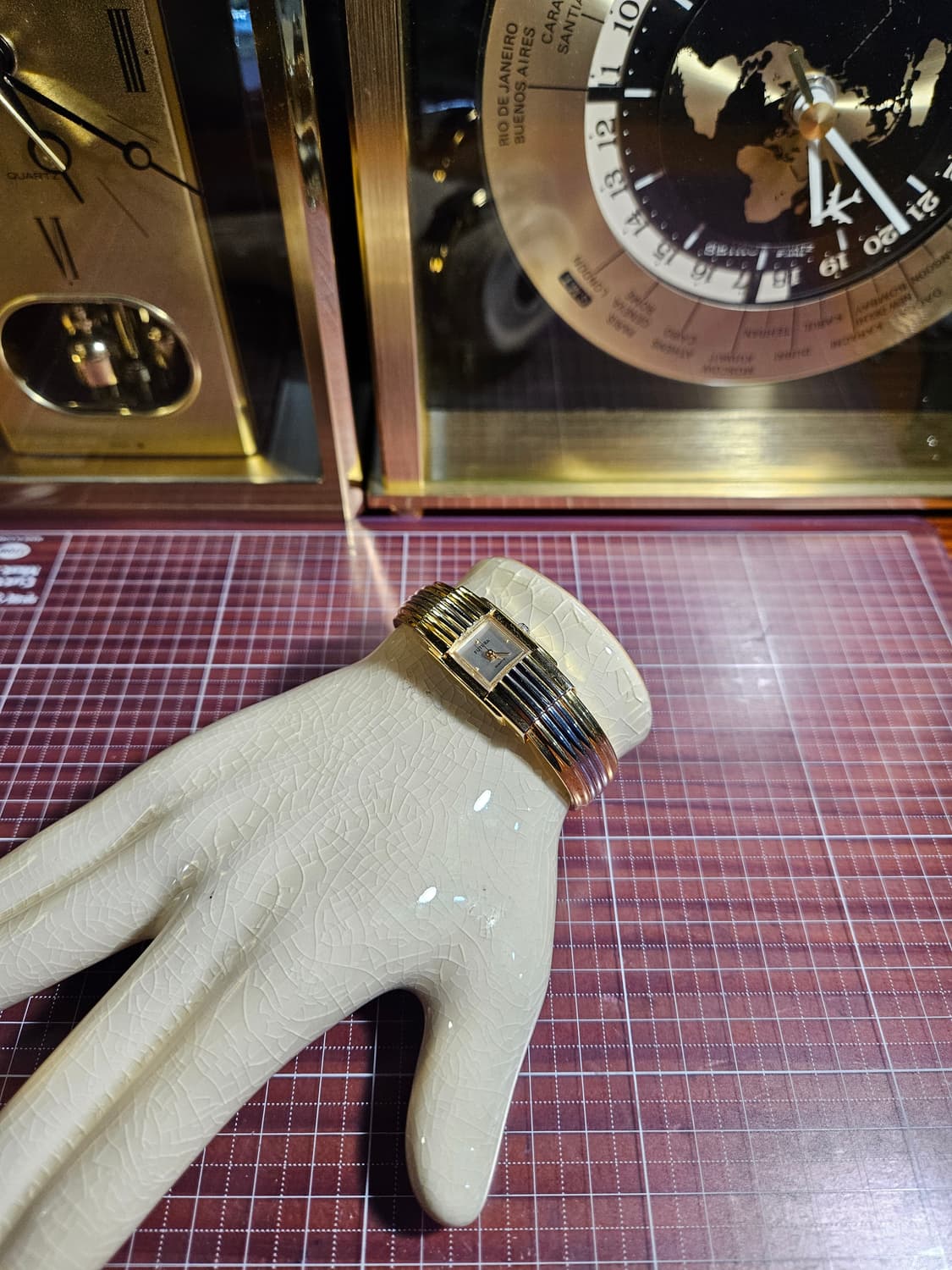 FUTURA 쿼츠 금장 빈티지 손목시계 쿼츠 팔찌시계 상품이미지2