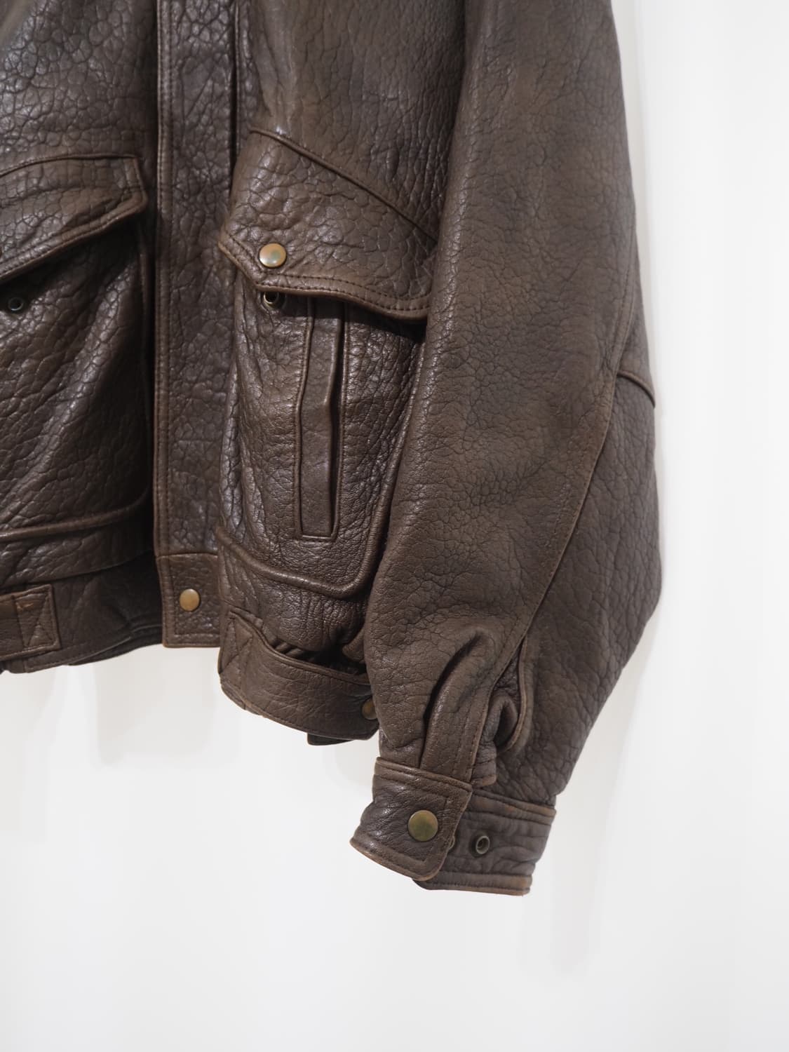 vintage sheepskin A-2 jacket  상품이미지3