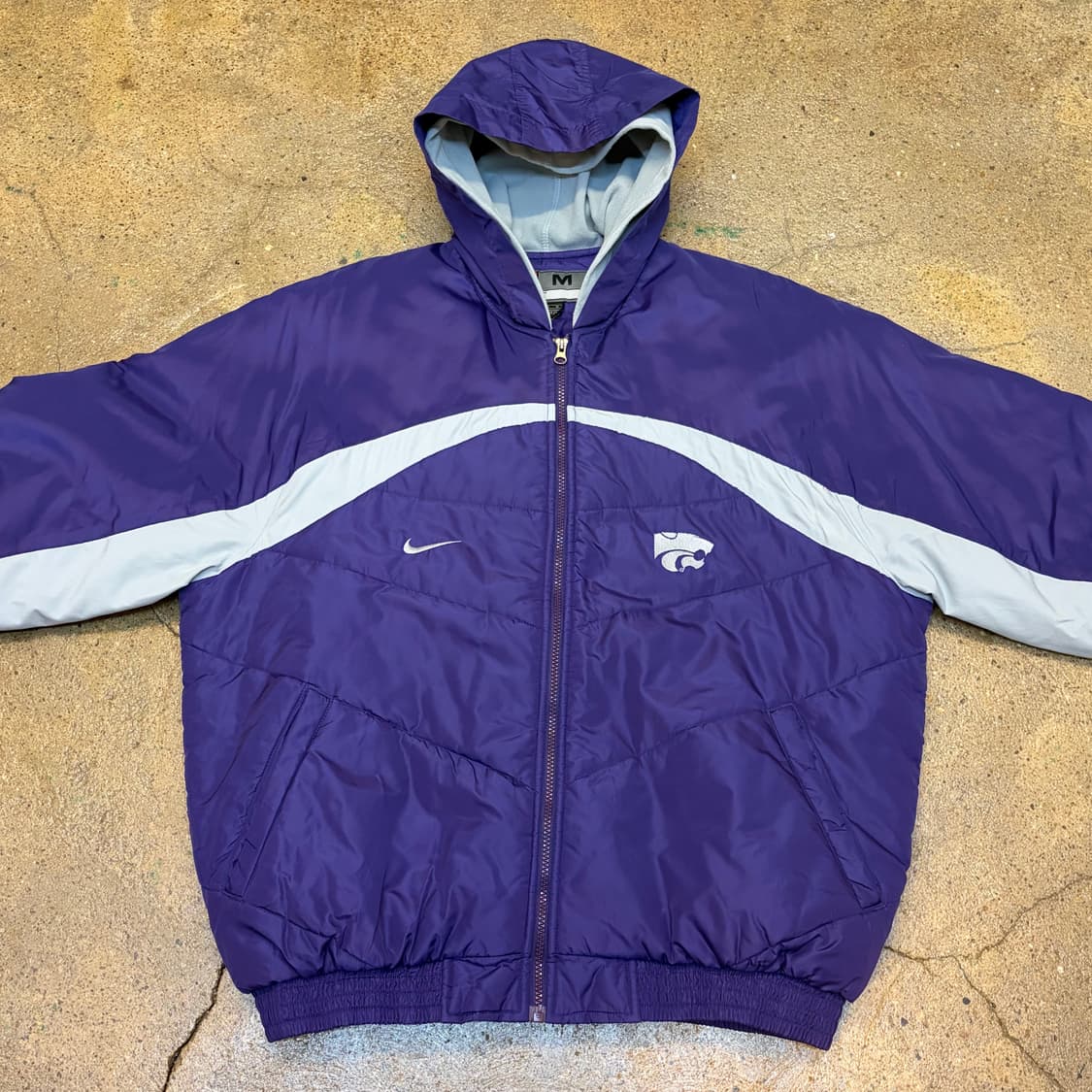 레어 90s 미국 빈티지 나이키 캔자스 패딩점퍼 상품이미지3