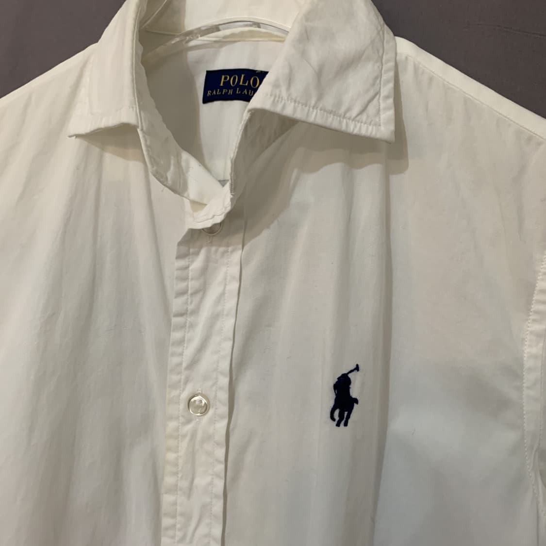 0 폴로랄프로렌 여성 화이트 스판 블라우스 셔츠 상품이미지3