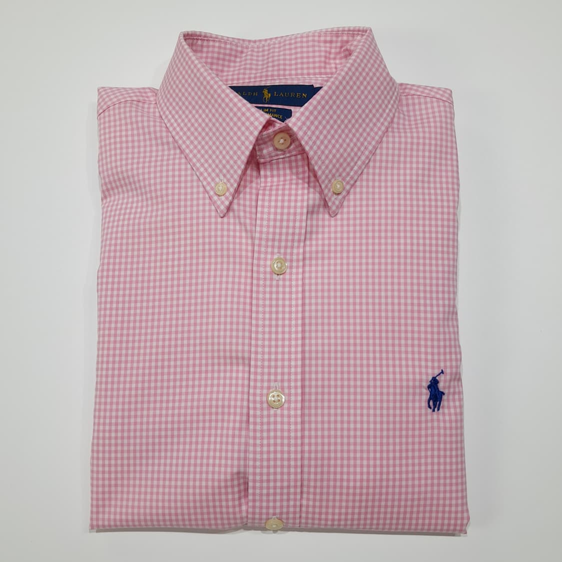 CL802 S 폴로 핑크 마이크로 체크 셔츠 남방 상품이미지7