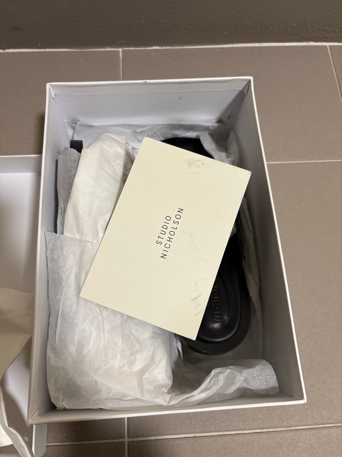 스튜디오니콜슨 레더 샌들 새상품 상품이미지7