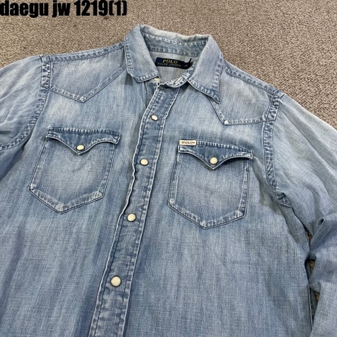 폴로 데님 셔츠 상품이미지2