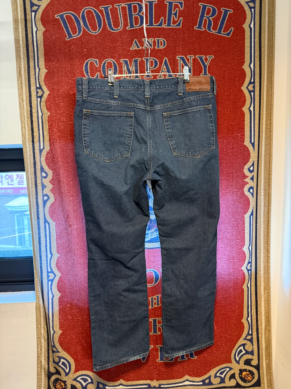 Eddie Bauer 체크 라이닝 데님 팬츠 36 Mexico 상품이미지6