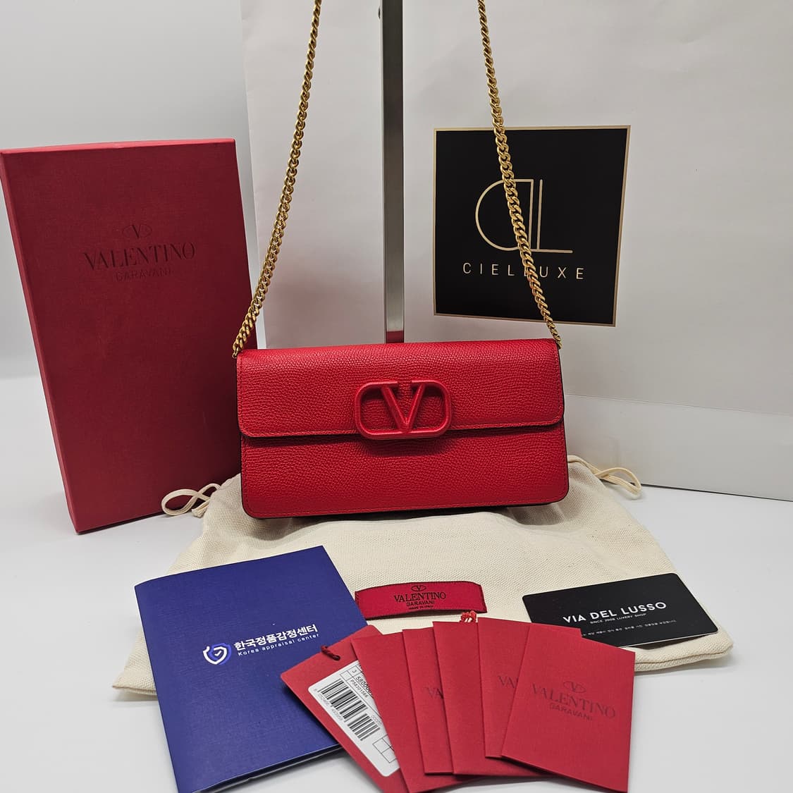 정품 발렌티노 V로고 체인백 상품이미지1