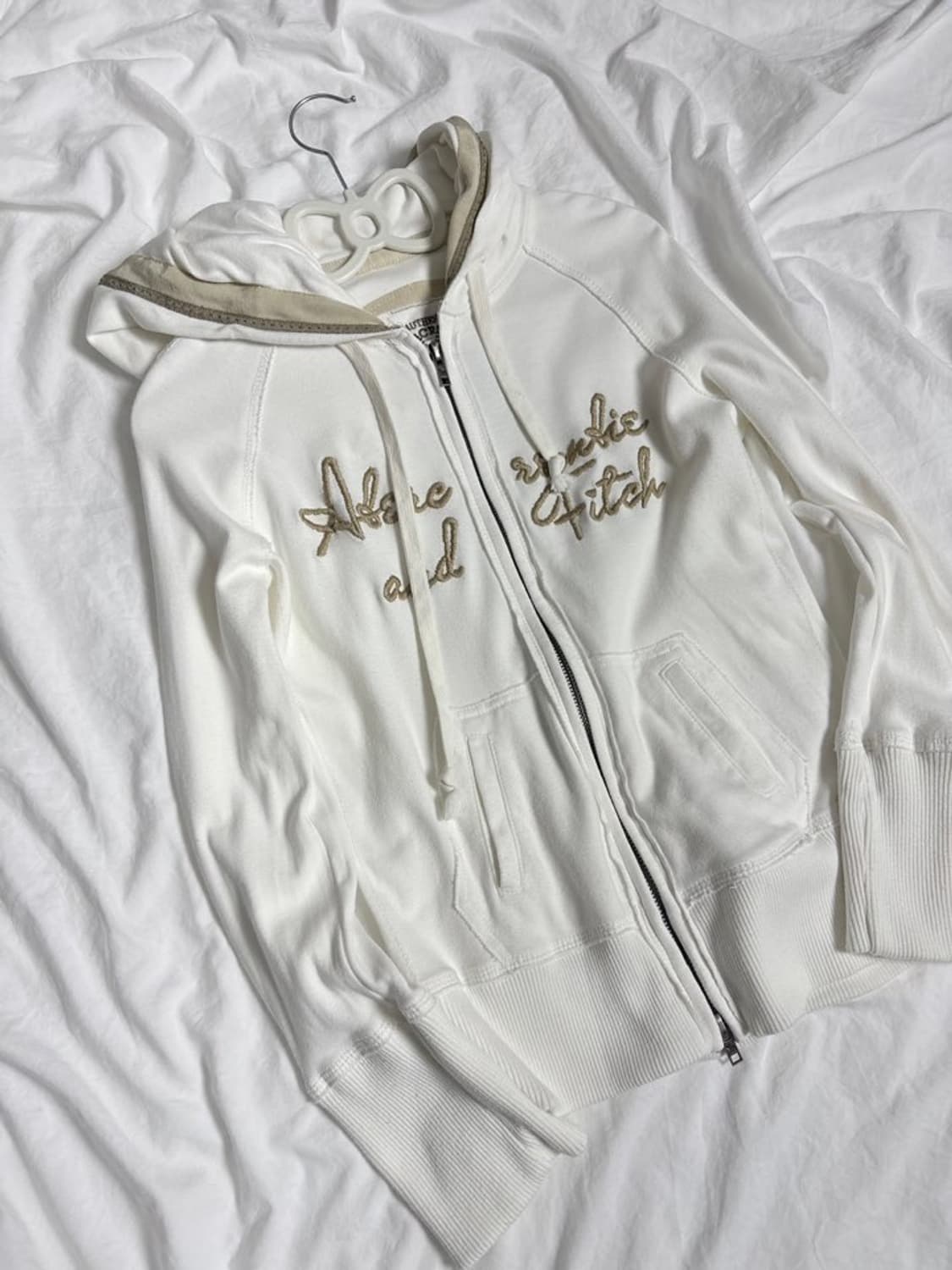 아베크롬비 아이보리 후드집업 상품이미지3