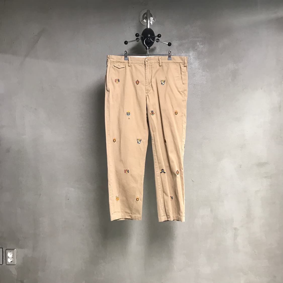 폴로 랄프로렌 멀티 자수 치노 팬츠 베이지 38/34 상품이미지1
