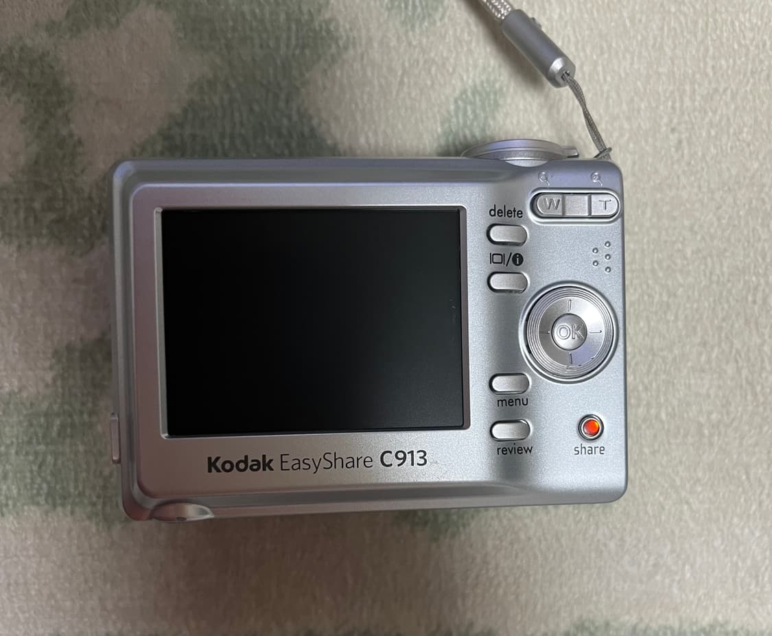 코닥 c913 뽀얀 실버 빈티지 디카 카메라 상품이미지2