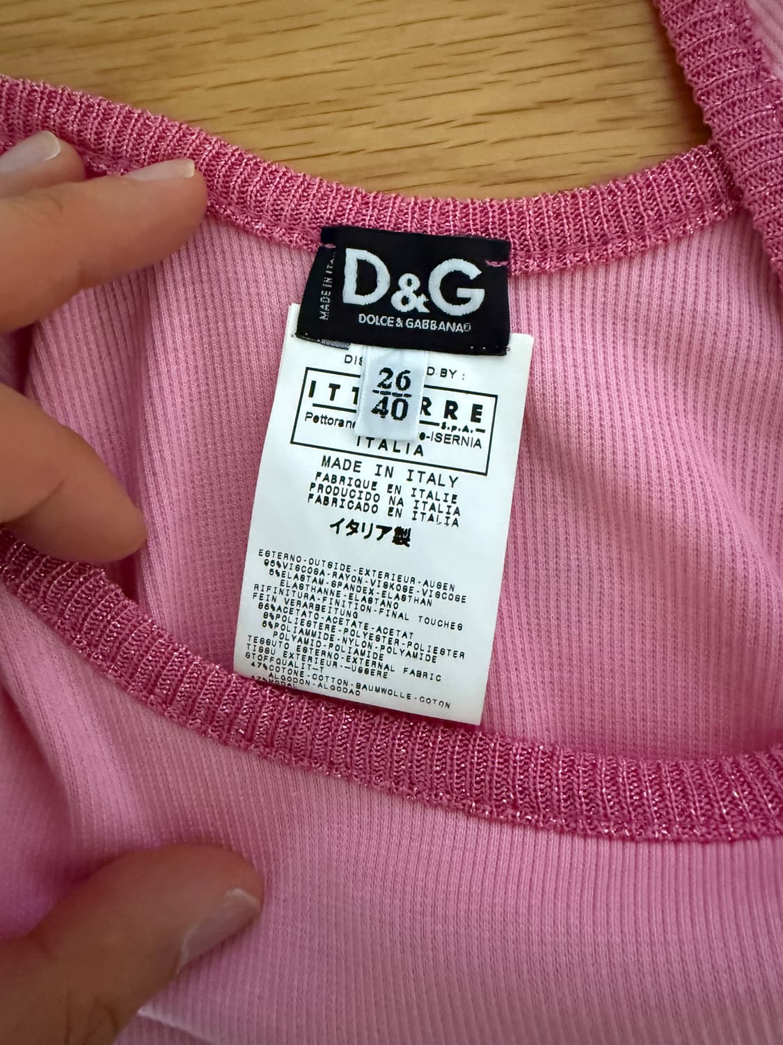 돌체앤가바나(D&G) 슬리브리스 레이어드 원피스(ITALY) 상품이미지6